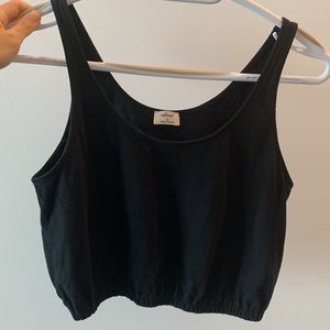 Wilfred black Pilaf crop tank